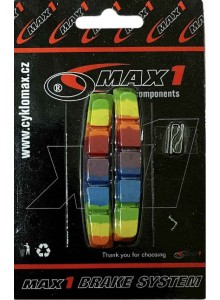 Brzdový špalek MAX1 samotná guma duhový
