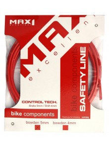 Bowden brzdový MAX1 s teflonem 5 mm červený