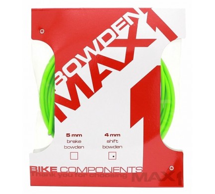 Bowden řadící MAX1 s teflonem 4 mm fluo zelená