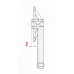 Kliky 1-převodník MAX1 single 152 mm/40z černý, kryt