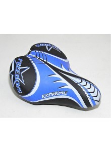 Sedlo MONTE GRAPPA Jun.Speed Racing black/blue