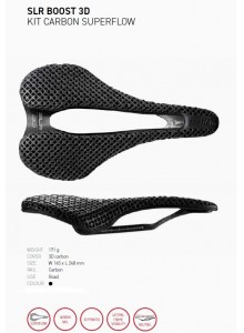 Sedlo SEL.IT.SLR Boost 3D Kit Carbonio Superflow