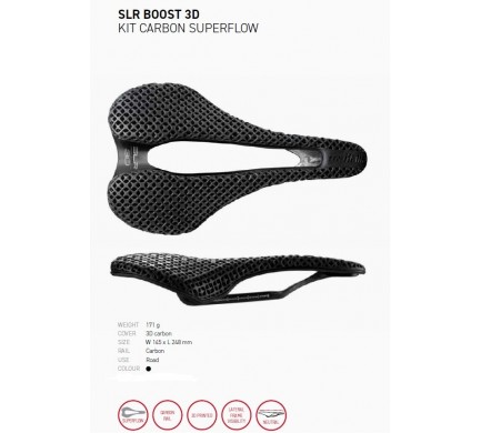 Sedlo SEL.IT.SLR Boost 3D Kit Carbonio Superflow