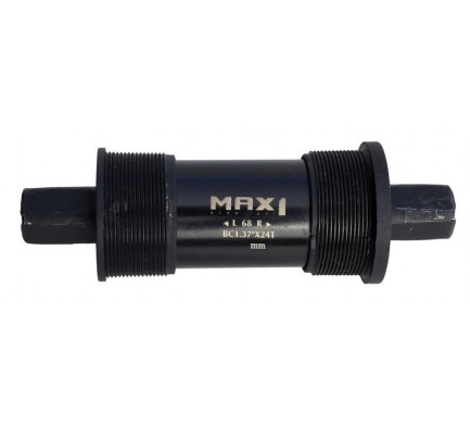 Středová osa MAX1 ložiska+nylon misky 118 mm 4hran