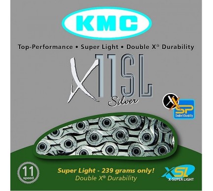 Řetěz KMC X-11 SL Silver Superlight