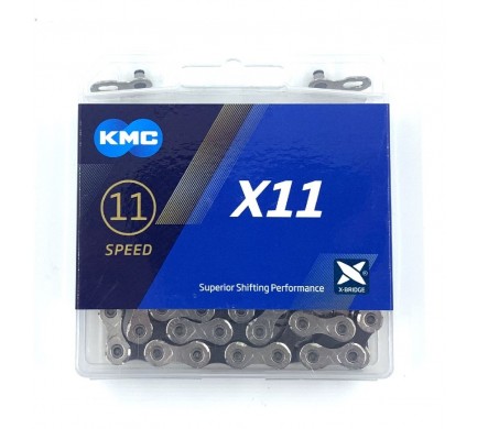 Řetěz KMC X-11 silver/black 114 článků