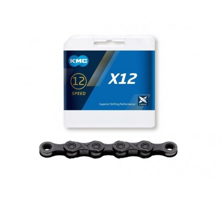 Řetěz KMC X-12 black 126 článků box