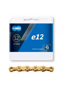 Řetěz KMC E-12 gold 130 článků box