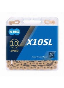 Řetěz KMC X-10 SL gold 114 článků box