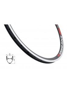 Ráfek RMX Grand Rock 622 GBS černý 36H