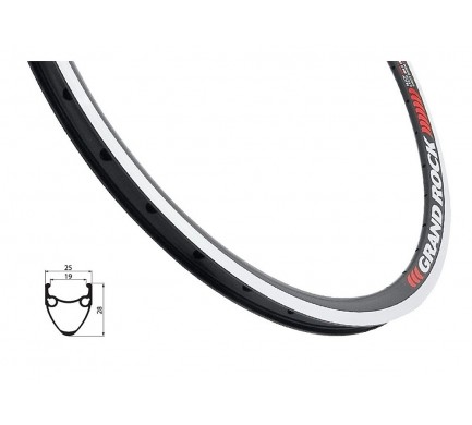 Ráfek RMX Grand Rock 622 GBS černý 36H