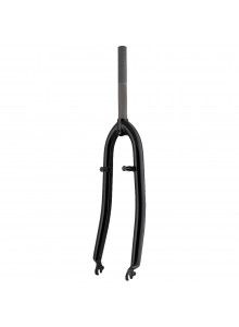 Vidlice cross 28" Fe 1" závit černá lesklá