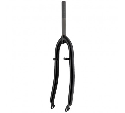 Vidlice cross 28" Fe 1" závit černá lesklá