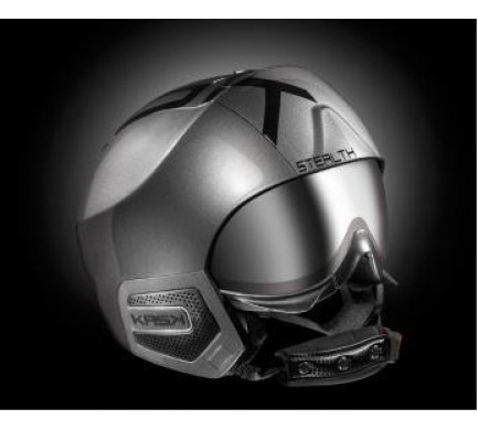 Lyž.helma KASK Stealth shine antracit 58cm