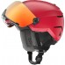 Lyž.helma ATOMIC Savor AMID visor HD red 51-55cm