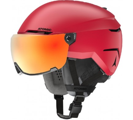 Lyž.helma ATOMIC Savor AMID visor HD red 51-55cm