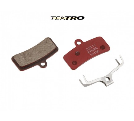 Brzdové destičky TEKTRO TK-Q20.11 - Quadiem (2ks) (červená)