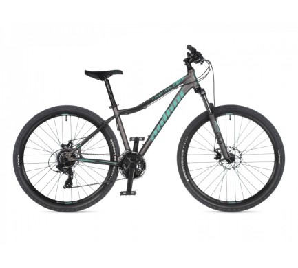 Dámské MTB kolo Author Rival ASL 27,5" 2021 18" stříbrná-matná/zelená