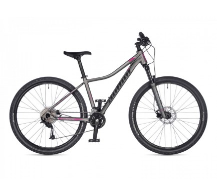 Dámské MTB kolo Author Spirit ASL 27,5" 2021 18" stříbrná-matná/růžová