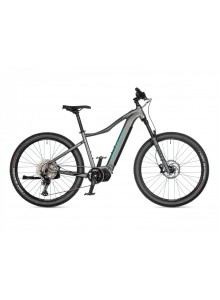 Dámské MTB elektrokolo Author Elevation ASL 27,5" 2021 19" stříbrná/zelená