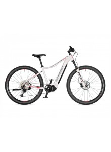 Dámské MTB elektrokolo Author Elevation 29 ASL 2021 19" bílá/stříbrná/červená