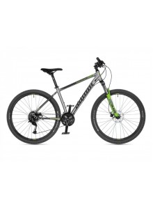 MTB XC kolo Author Solution 27,5" 2023 19" stříbrná-matná/zelená