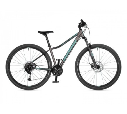 Dámské MTB kolo Author Solution 29" ASL 2023 18" stříbrná-matná/zelená