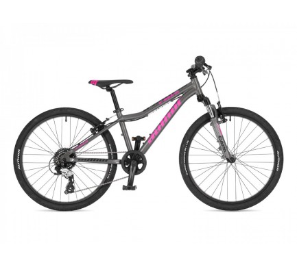 A-Matrix 24 2025 12,5" stříbrná/růžová Author dětské 24"kolo