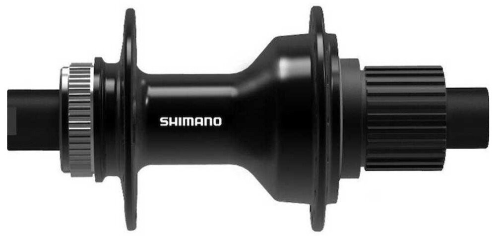 Náboj disc SHIMANO FH-TC500-MS-B 32d Center lock 12mm e-thru-axle 148mm 12 rychlostí zadní černý