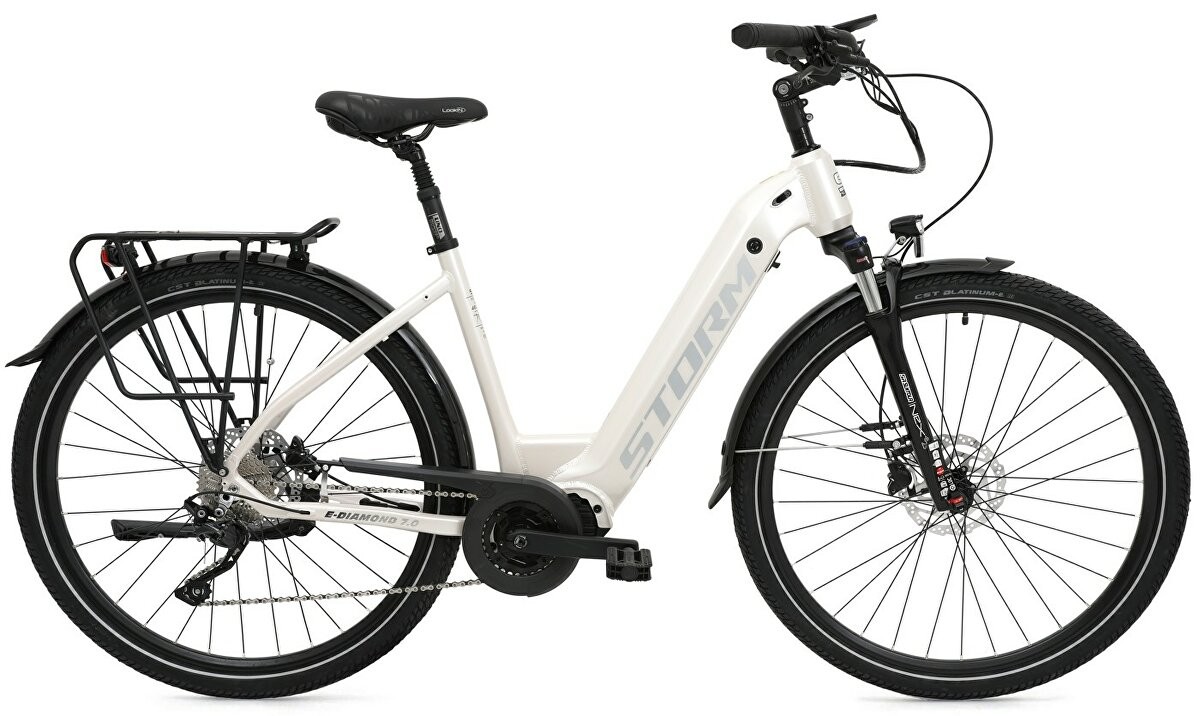 Elektrokolo STORM E-Diamond 7 low step MX3 510 720 Wh 19" béžová