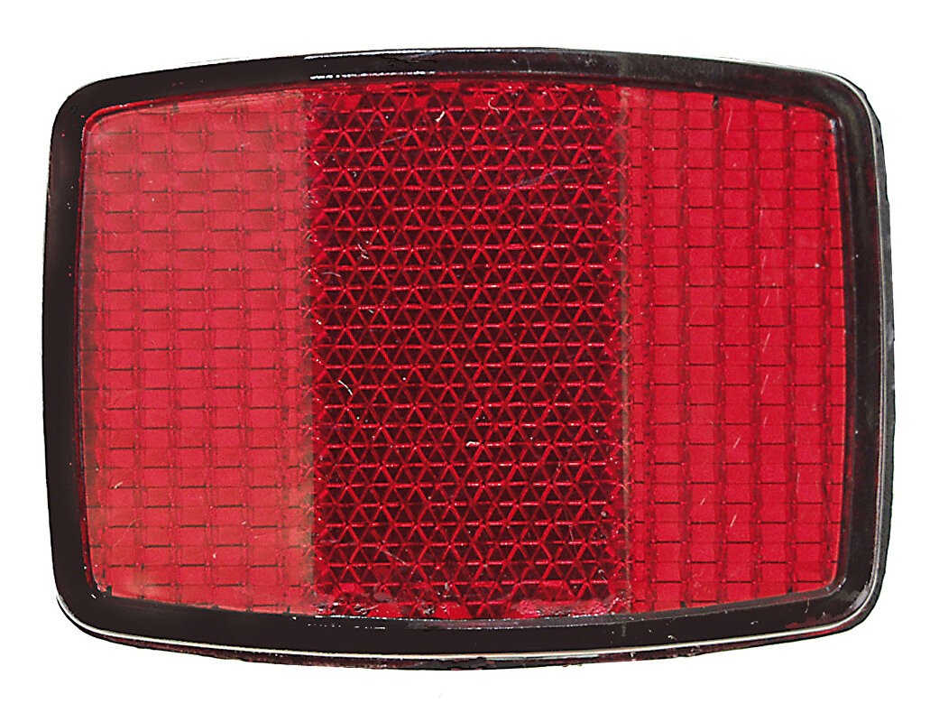 Odrazka zadná malá hranatá