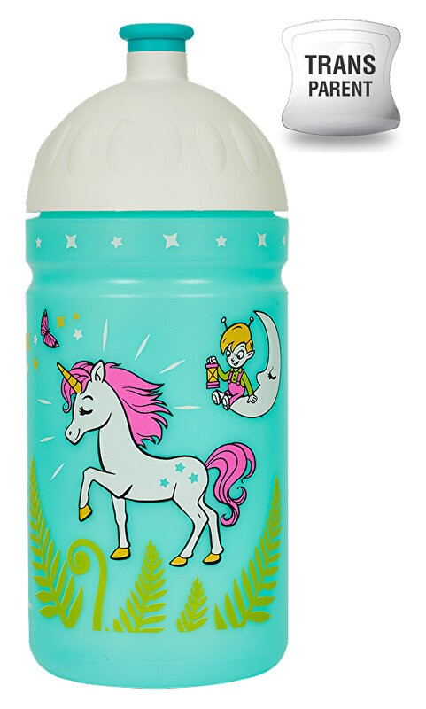 Zdravá fľaša 0,5 l  Jednorožec a víly