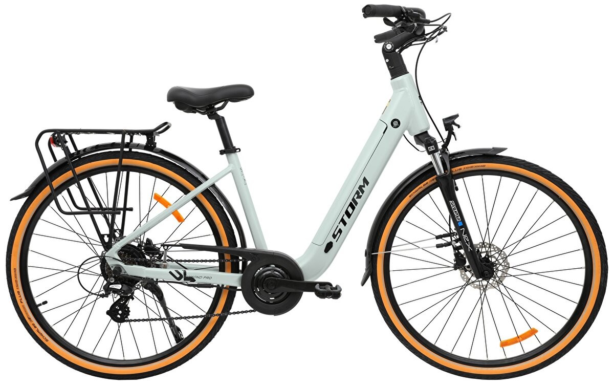 Elektrokolo STORM 28 E-Diamond PRO low step HR3 025 504 Wh 17" světle olivové