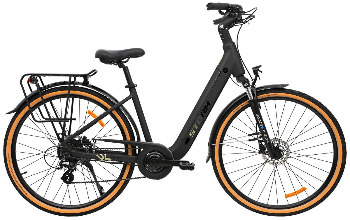 Elektrokolo STORM 28 E-Diamond PRO low step HR3 025 504 Wh 19" matná černé / olivové