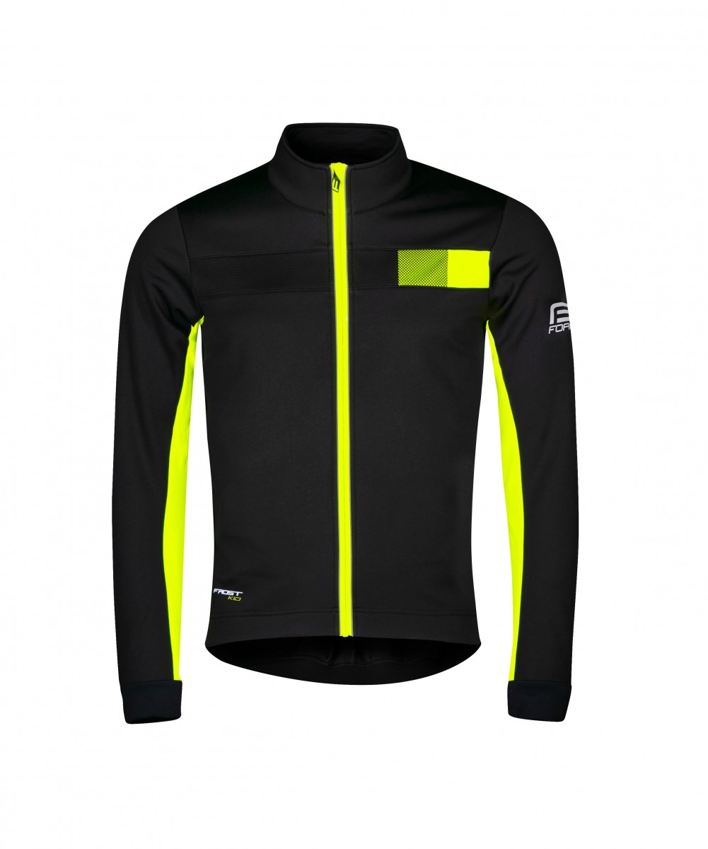 Bunda F FROST KID softshell, černo-fluo 128-140