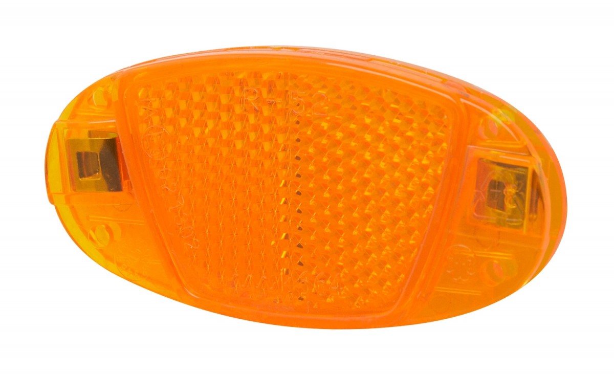 Odrazka do špíc 80 x 40 mm, oranžová