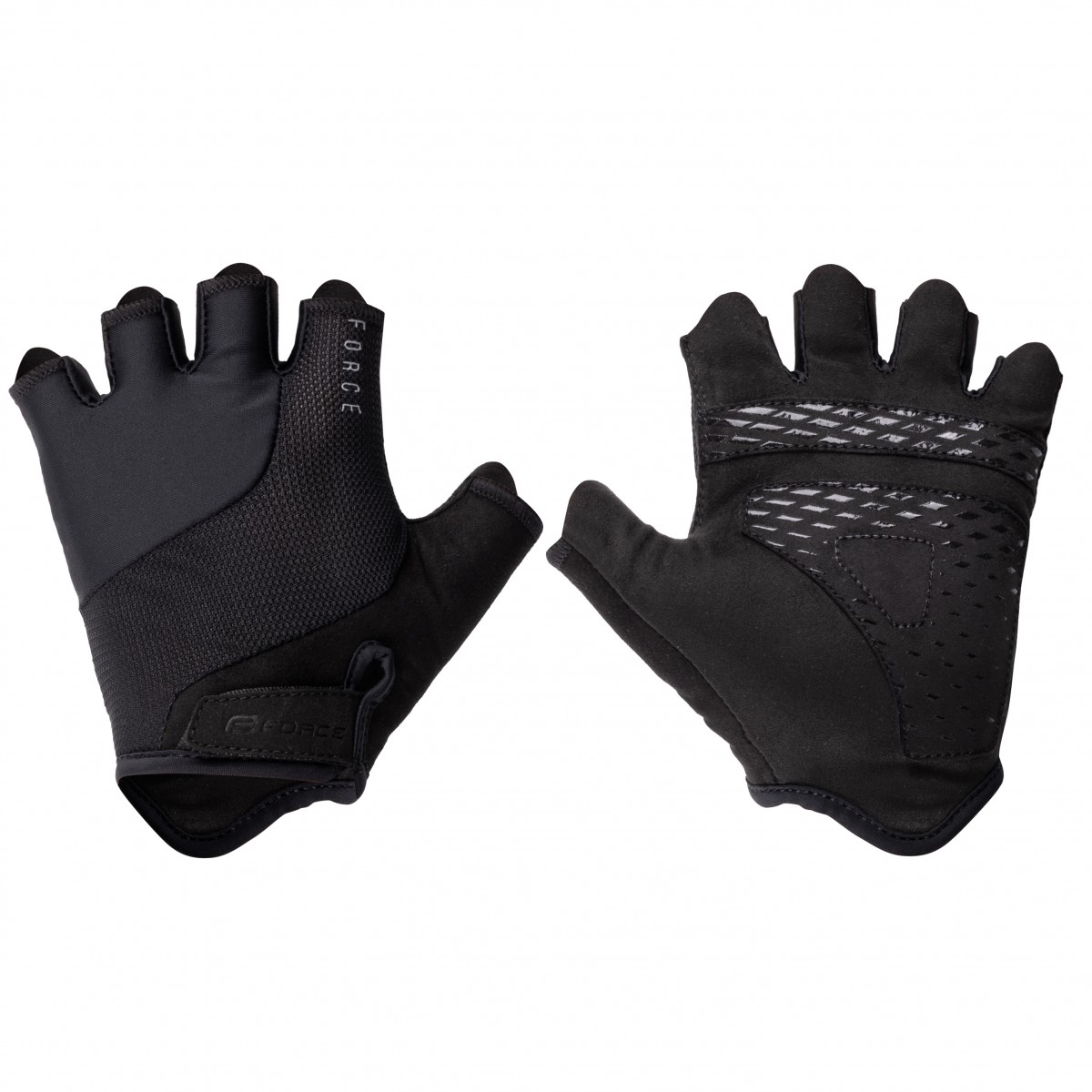 Rukavice FORCE LAND, černé S