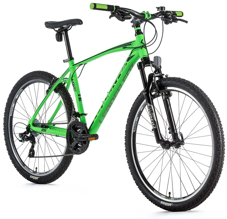 Horský bicykel Leader Fox MXC pánsky 2022-3 18" NEONOVÁ ZELENÁ