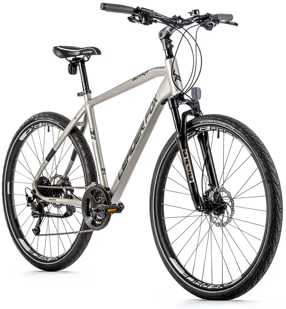 Krosový bicykel Leader Fox ŠUMAVA pánsky, 2023-1, 19", strieborná
