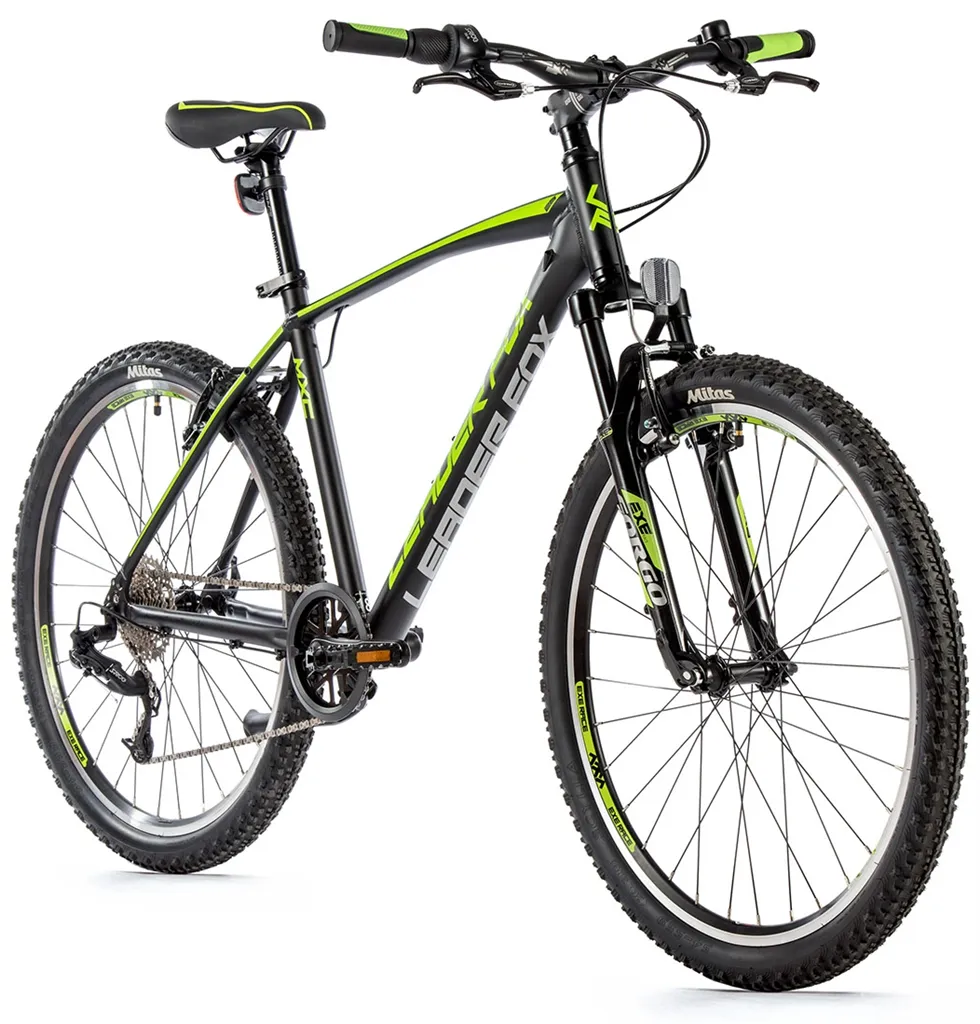 Horský bicykel Leader Fox MXC pánsky 2023-1 20" ČIERNA/ZELENÁ
