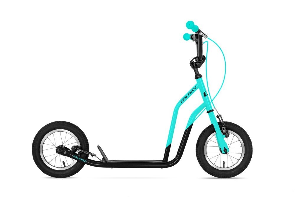 Kolobežka GALAXY Calypso 12" tyrkysovo/čierna