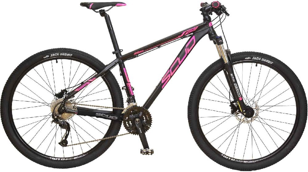 MTB bicykel 29" SCUD Okin 17" Altus/Alivio 3x9 disc, grey-turquoise