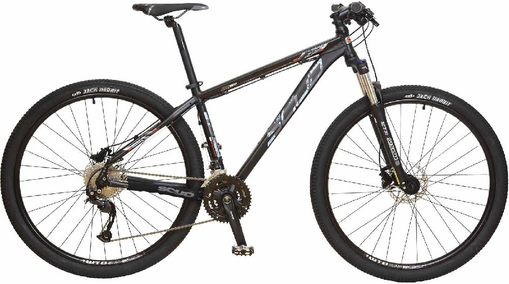 MTB bicykel 29" SCUD Okin 19" Altus/Alivio 3x9 disc, black-grey