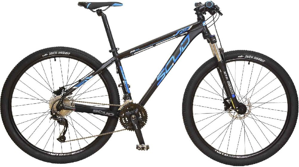 MTB bicykel 29" SCUD Okin 19" Altus/Alivio 3x9 disc, black-blue