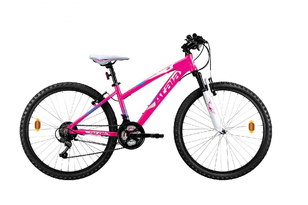 Detský MTB bicykel 26" ATALA Race Comp Girl 18V 14" ružovo/bielo/modré