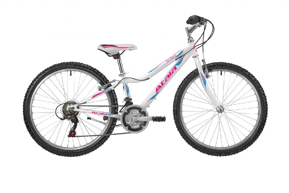 Detský MTB bicykel 24" ATALA Butterfly 18V bielo/ružová