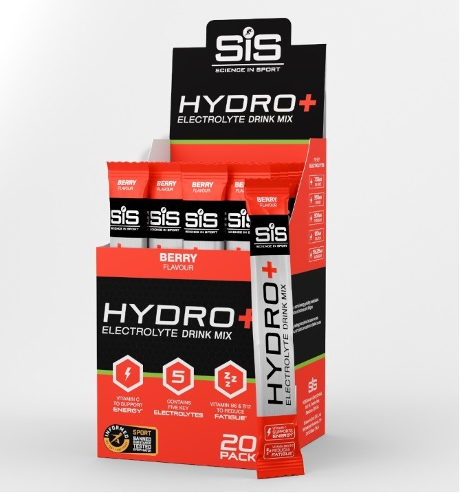 SIS Hydro + sacharid.nápoj berry