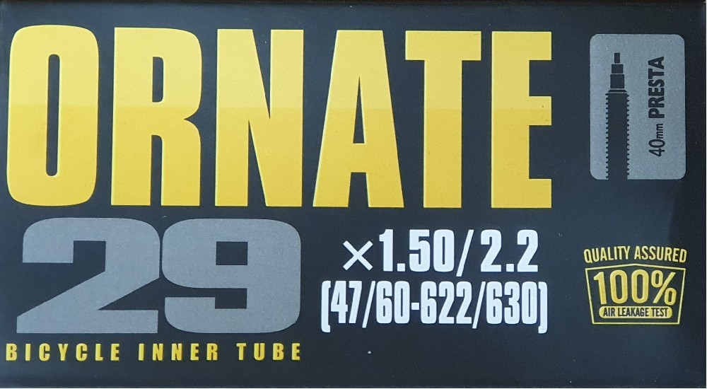 Duša 29 x 1,5-2,2 (47/60-622/630) FV40 ORNATE