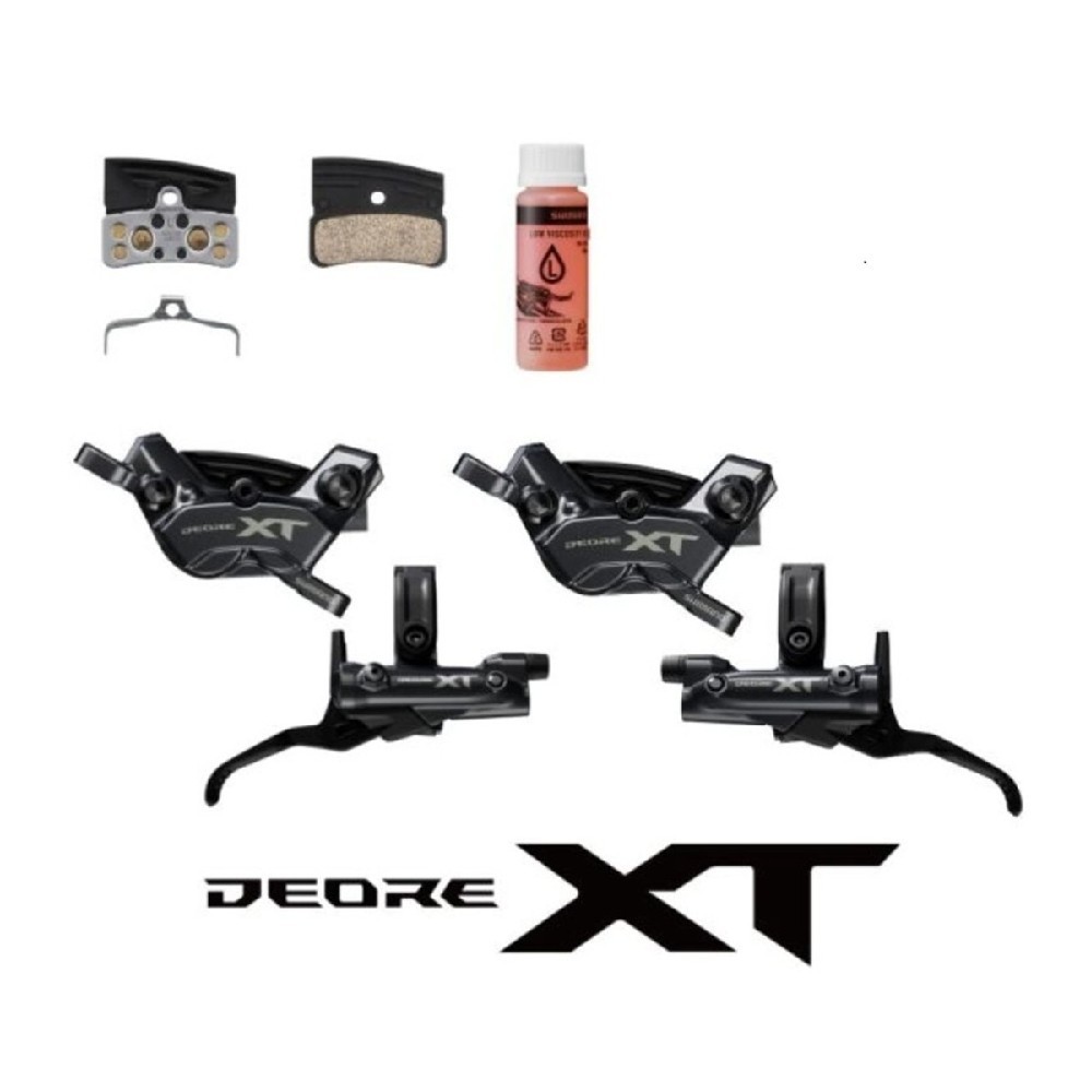 Brzdové třmeny + páky SH XT M8220 přední + zadní