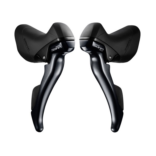 Radiace+brzdové páčky SH Sora R3000 Dual 2x9s s bowdenom